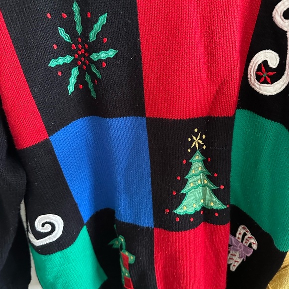 Vintage Christmas Sweater granny core - Picture 6 of 6